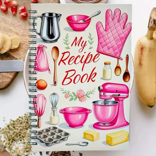 104 ark anteckningsbok för recept