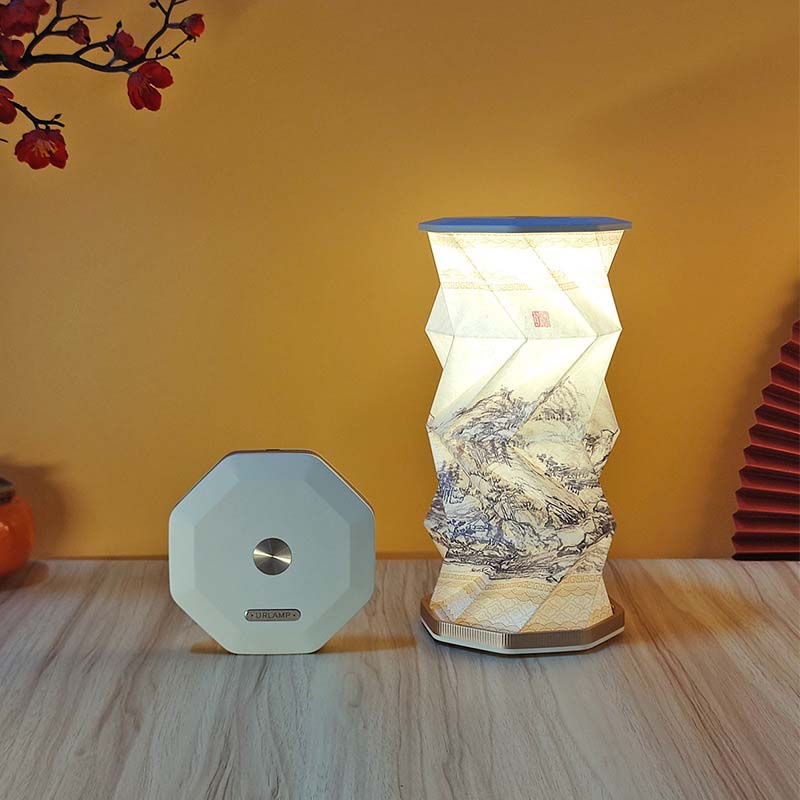 Magnetisk Vikbar Roterande Lampa