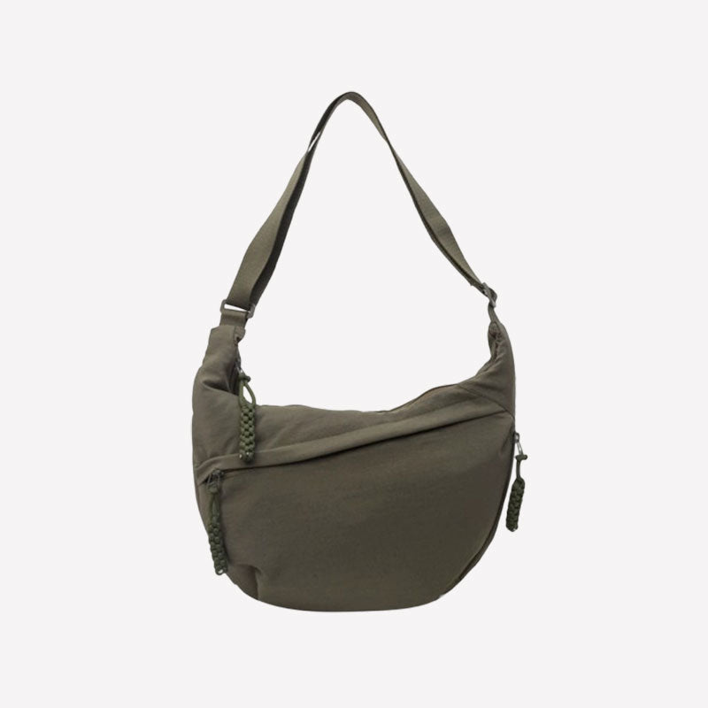 đ„đDammode EnfĂ€rgad Nylon Crossbody-VĂ€ska/đ„đWomen's Fashion Plain Color Nylon Crossbody Bag