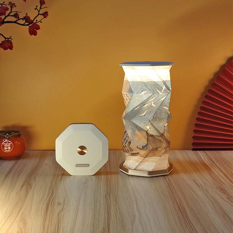 Magnetisk Vikbar Roterande Lampa