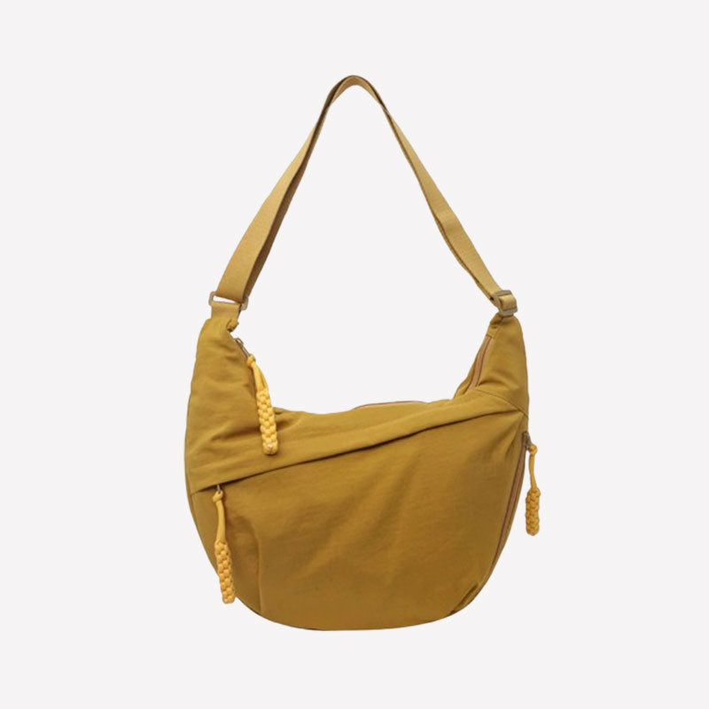 đ„đDammode EnfĂ€rgad Nylon Crossbody-VĂ€ska/đ„đWomen's Fashion Plain Color Nylon Crossbody Bag