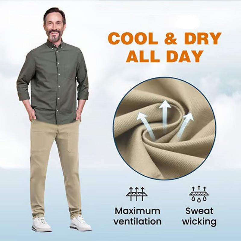 Slitesterk Cargo-bukse med hög stretch i flera fickor/Durable cargo pants with high stretch and multiple pockets