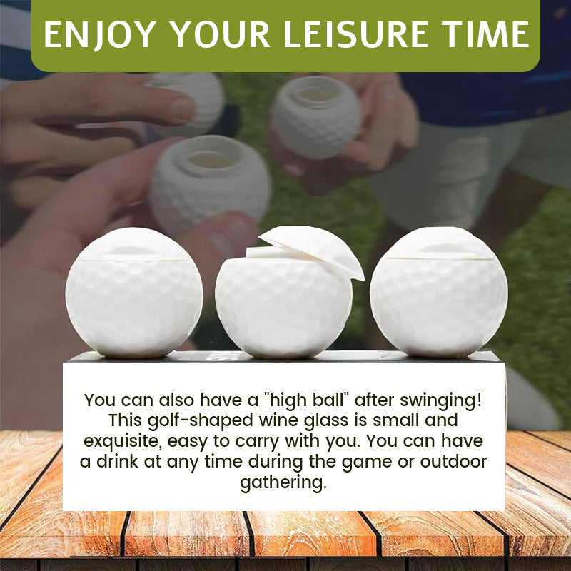 Kreativt Golfbollformat Snapsglas