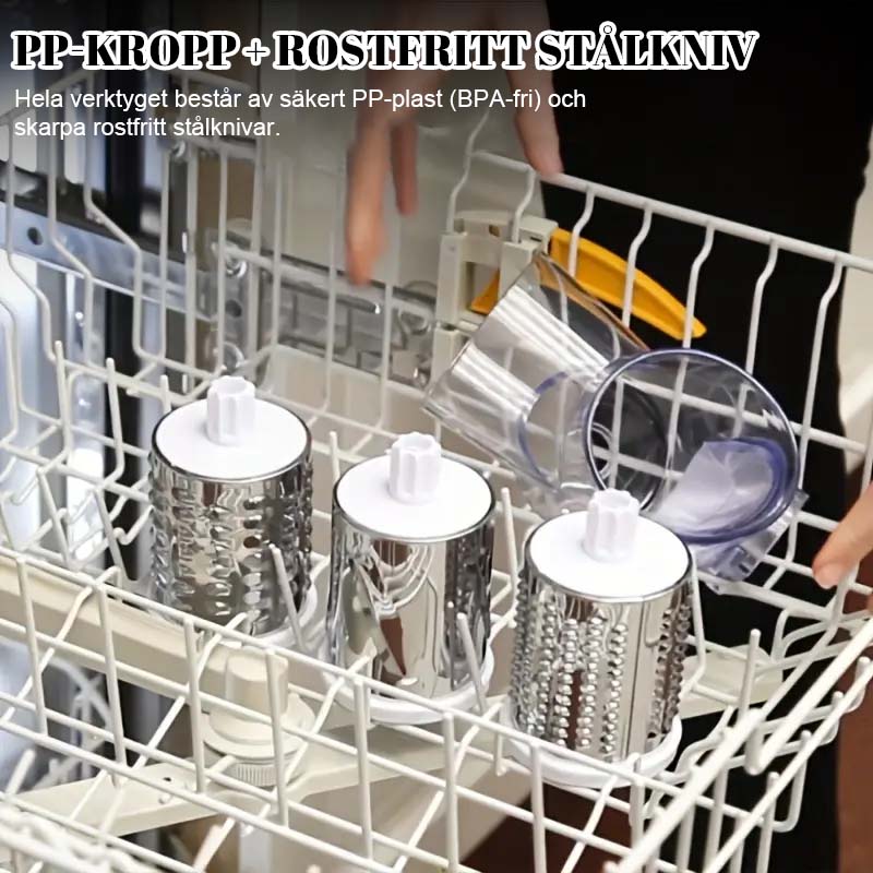 Multifunktionell handvevd grönsaksskärare