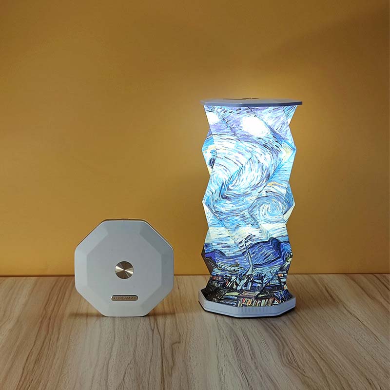 Magnetisk Vikbar Roterande Lampa