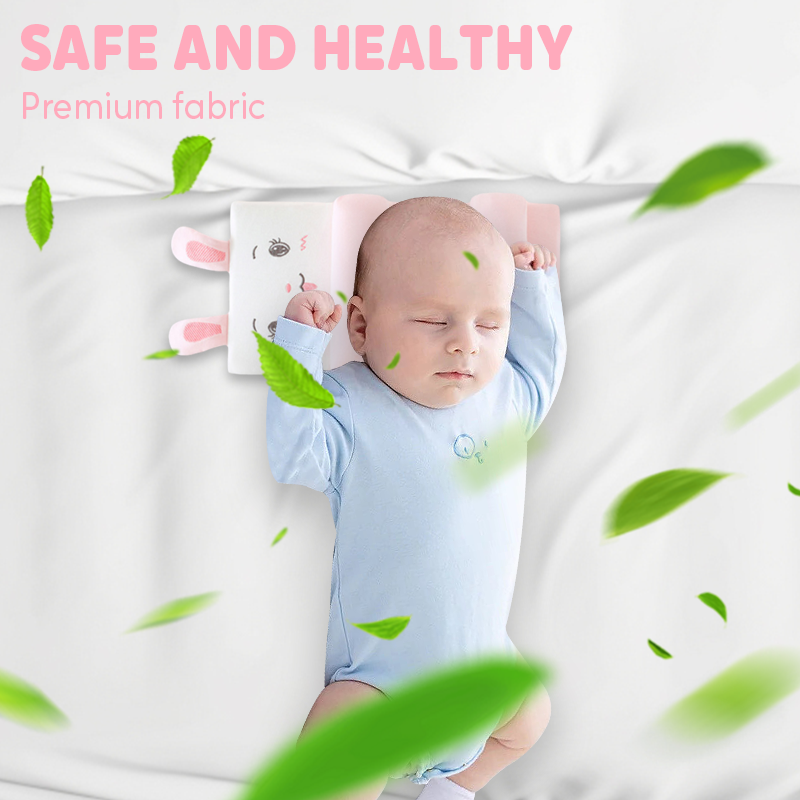 Andningsbar formkudde för babyutveckling, året runt