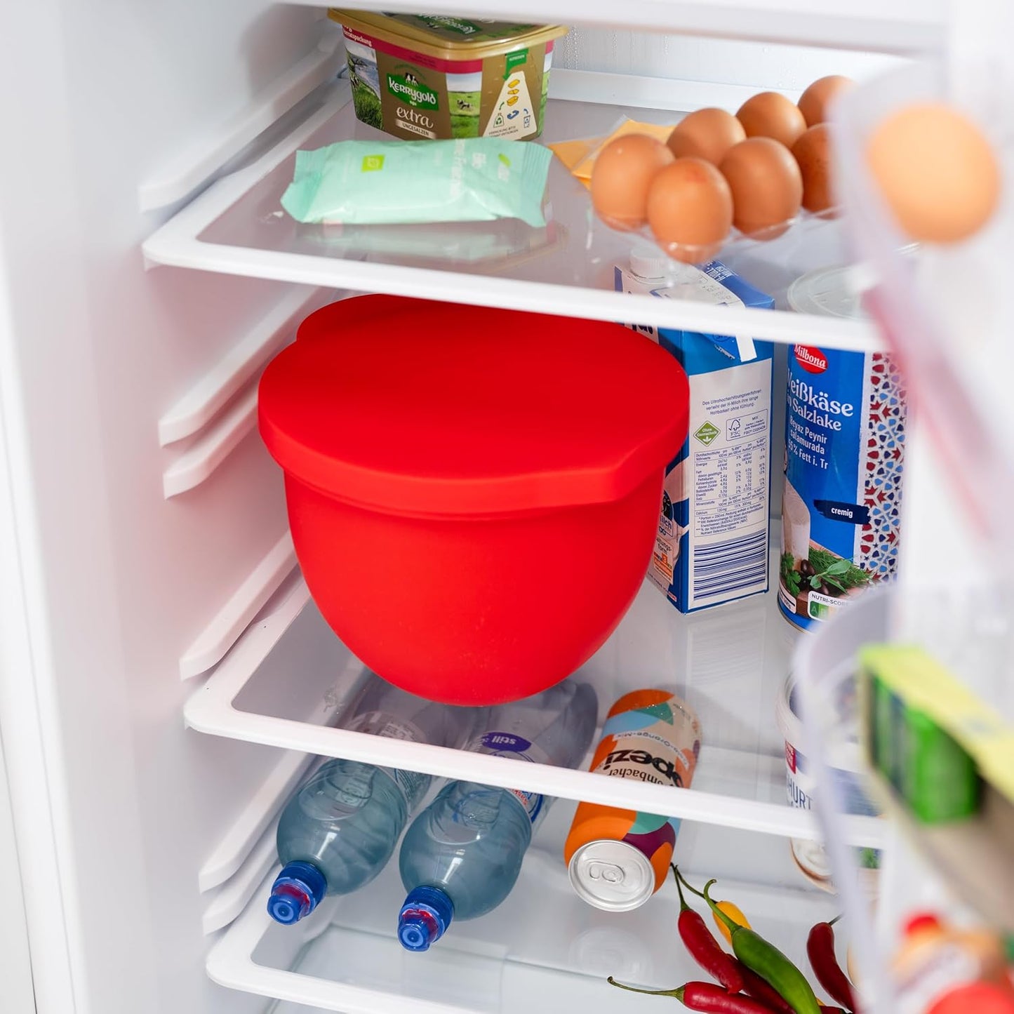 MixSave – Silikoninsatser med lock för KitchenAid 5 Qt