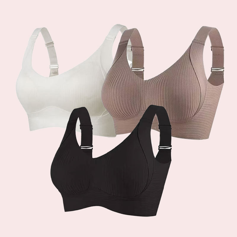 🎁Sista dagen: köp 1, få 3 paket🔥Superstödjande BH | Push-up-BH utan bygel👍Inga hängande bröst längre