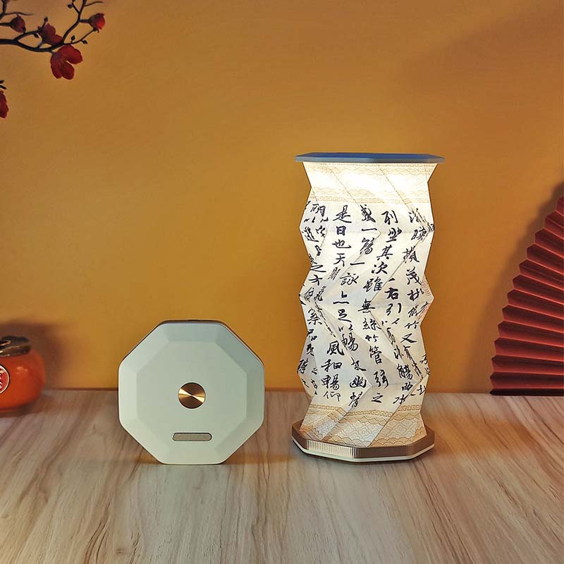 Magnetisk Vikbar Roterande Lampa