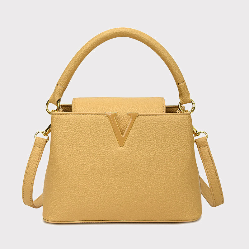 Axelväska Med Litchimönster