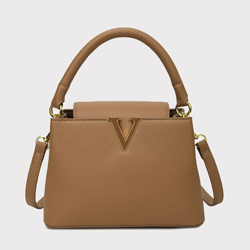 Axelväska Med Litchimönster