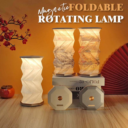 Magnetisk Vikbar Roterande Lampa