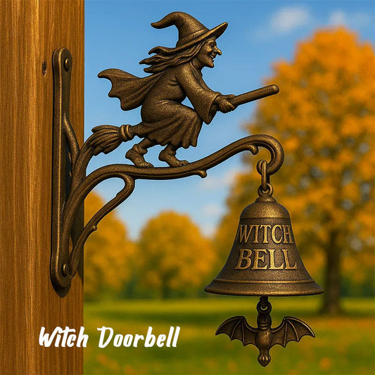 🧙✨ Låt magin hälsa dina gäster redan vid dörren!✨Häxdörrklocka