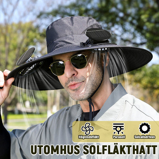 Utomhus Solfläkthatt