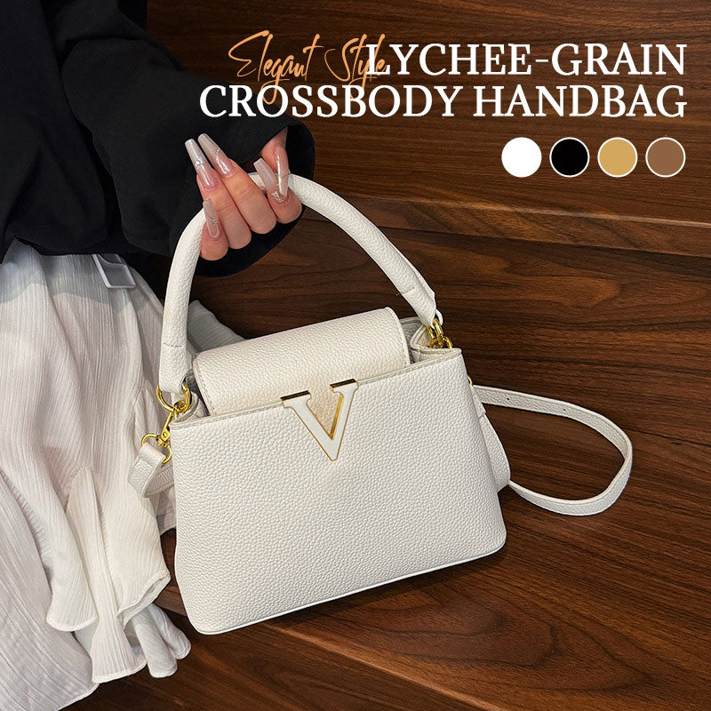 Axelväska Med Litchimönster