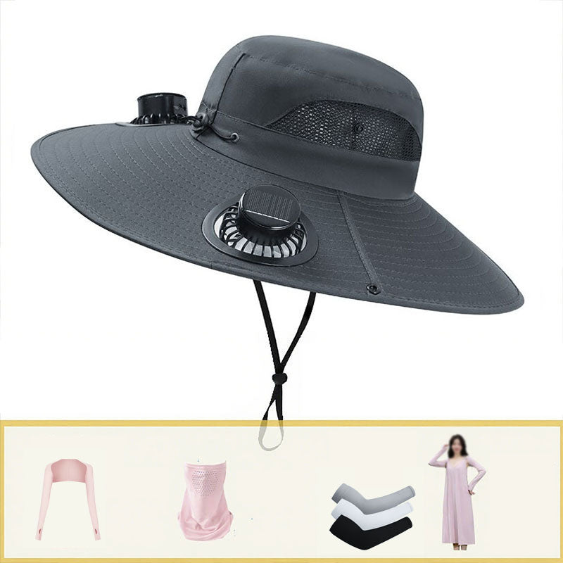 Utomhus Solfläkthatt