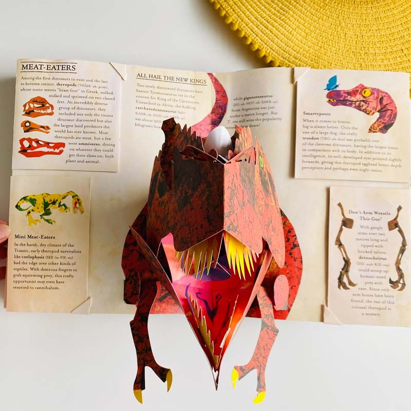 3D-uppslagsverk Förhistoriska Dinosaurier