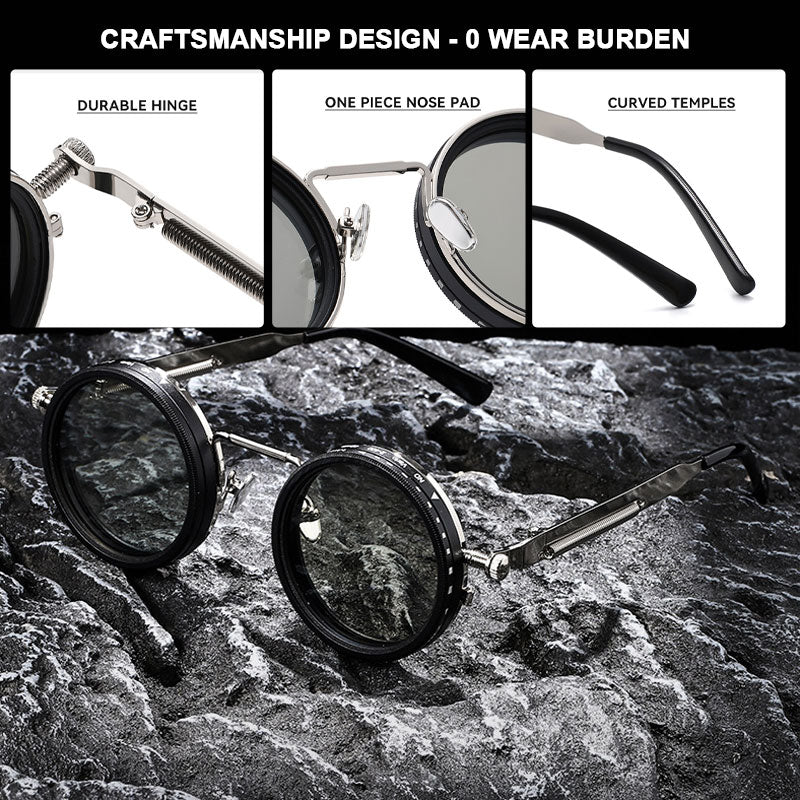 Justerbara polariserade solglasögon