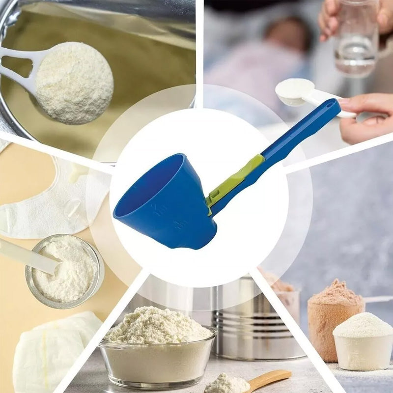 Powder leak proof spoon