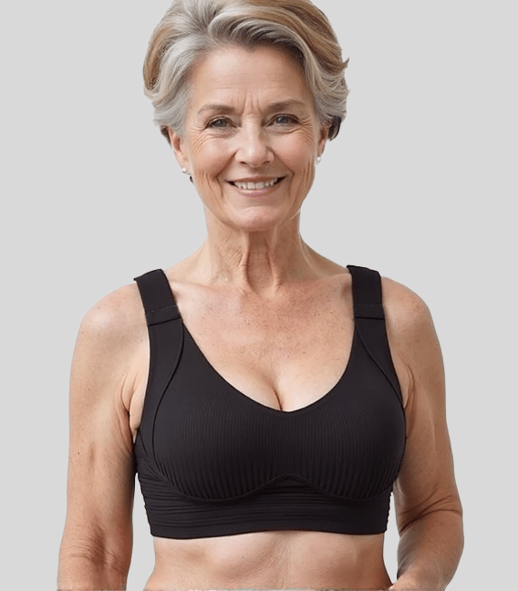 🎁Köp 1 få 3 förpackningar🔥Ribbad justerbar trådlös behå för kvinnor