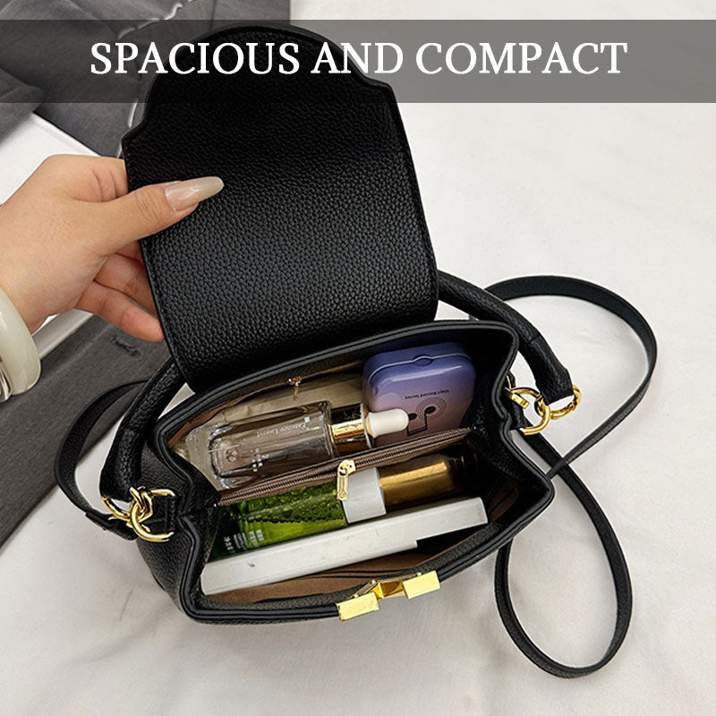 Axelväska Med Litchimönster