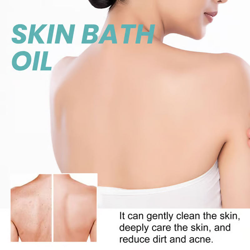 🛁 ✨ Ultraåterfuktande bad- och duscholja - För silkeslen hud och naturligt myggskydd!