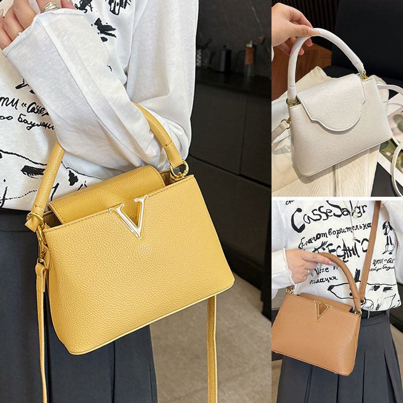 Axelväska Med Litchimönster