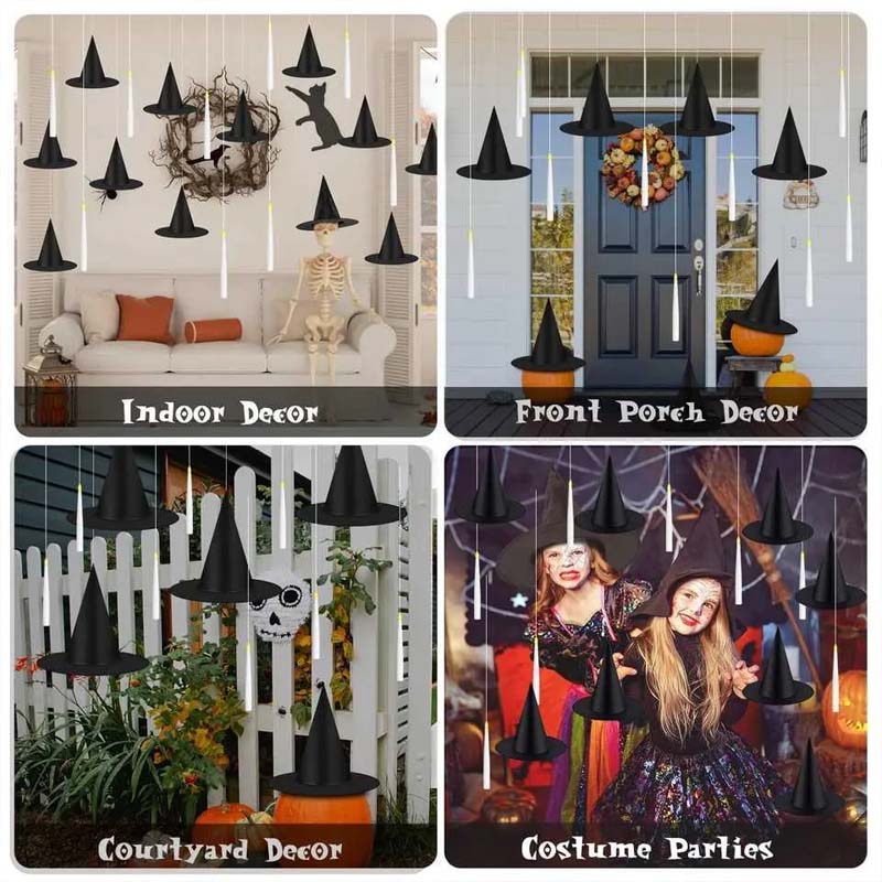 Halloween Hatt Fiskelina Festdekoration