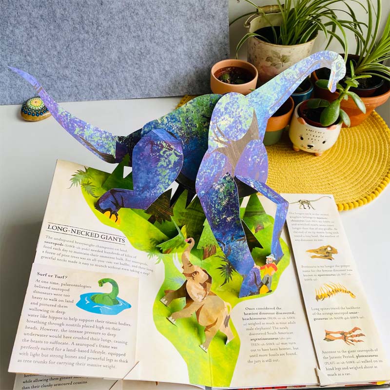 3D-uppslagsverk Förhistoriska Dinosaurier