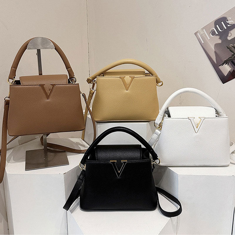 Axelväska Med Litchimönster