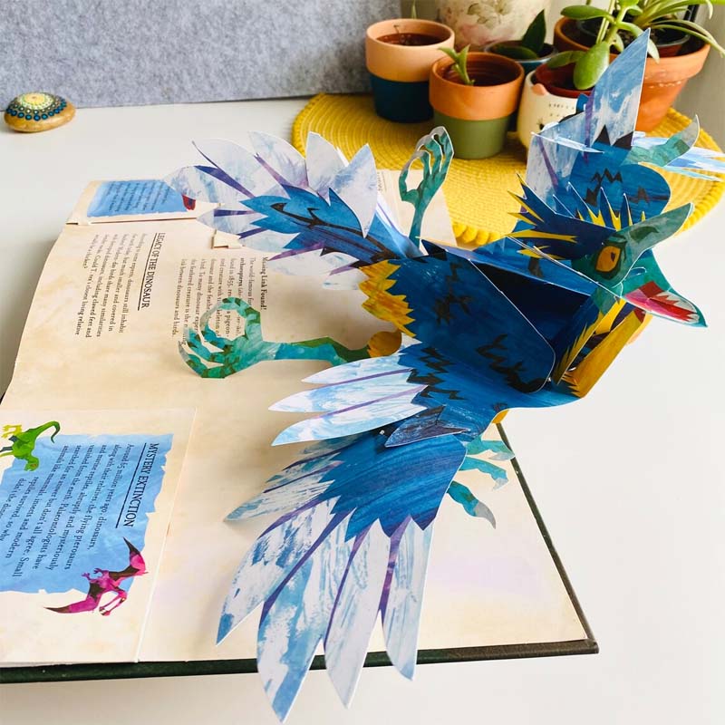 3D-uppslagsverk Förhistoriska Dinosaurier