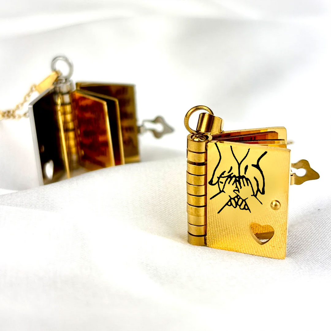 Halsband För Par I Rostfritt Stål