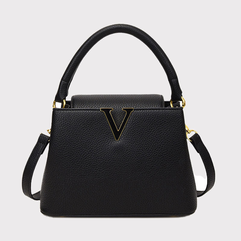 Axelväska Med Litchimönster