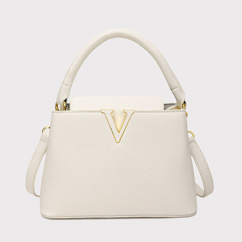 Axelväska Med Litchimönster