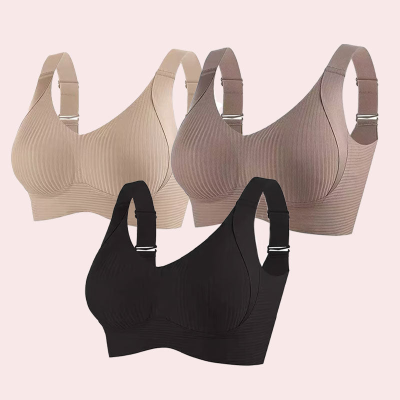 🎁Sista dagen: köp 1, få 3 paket🔥Superstödjande BH | Push-up-BH utan bygel👍Inga hängande bröst längre