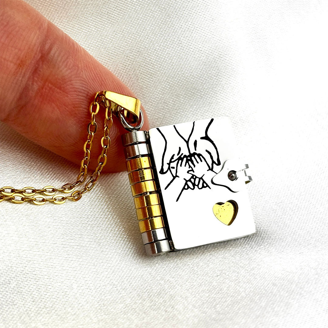 Halsband För Par I Rostfritt Stål