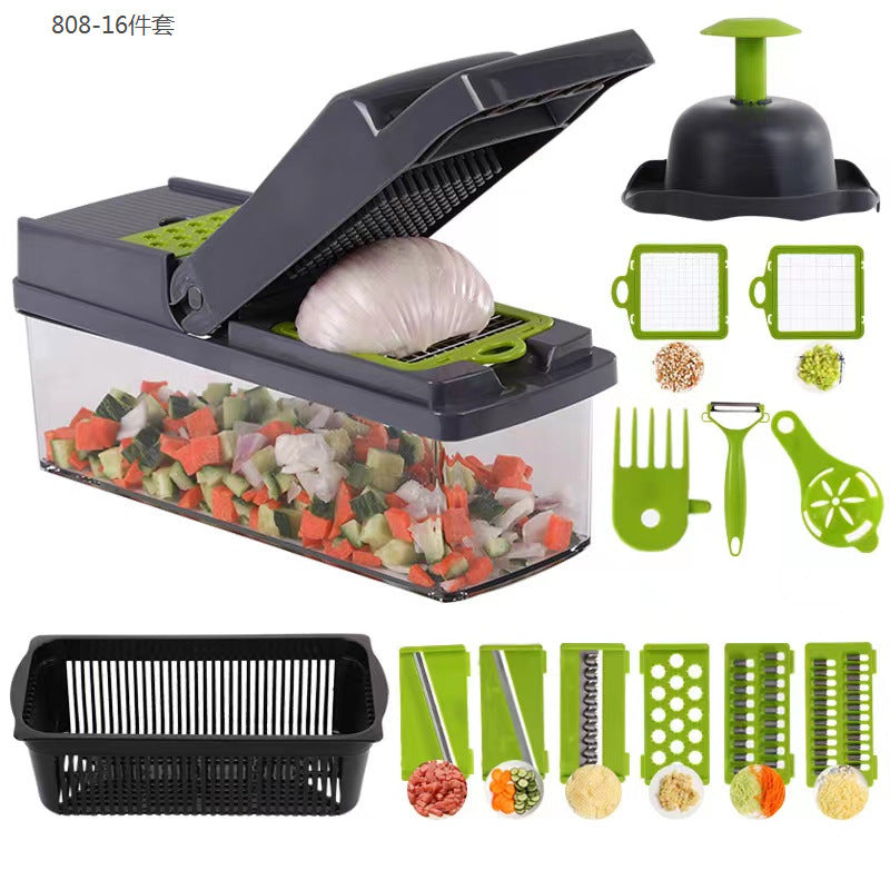 Multifunktionell grönsaksskärare | 14-delars set🥗 (🔥50 % rabatt)