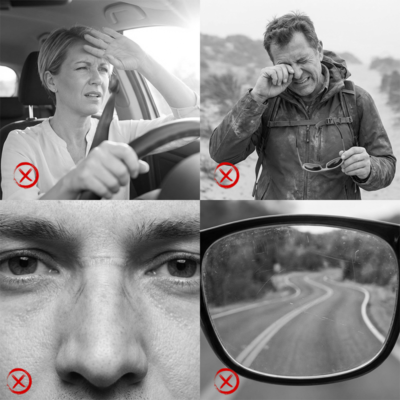 Överdimensionerade polariserade solglasögon (dam) 🕶️👩